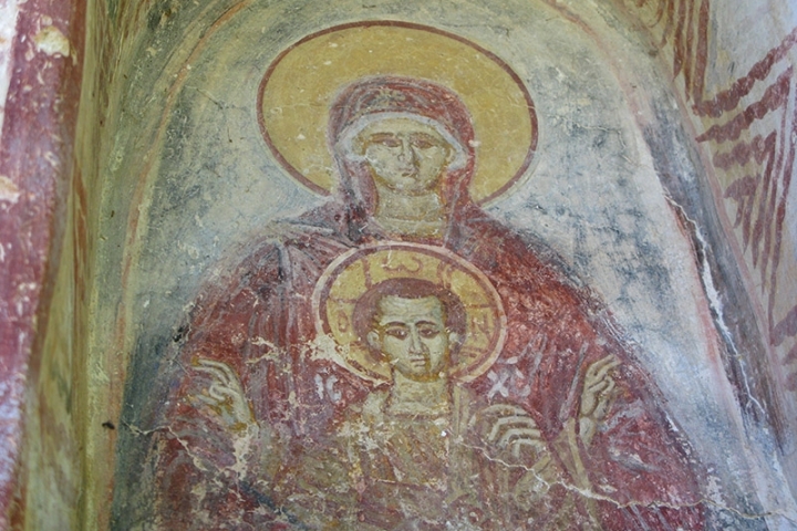 Υπερθυρη αγιογραφία πέρα Παναγίας